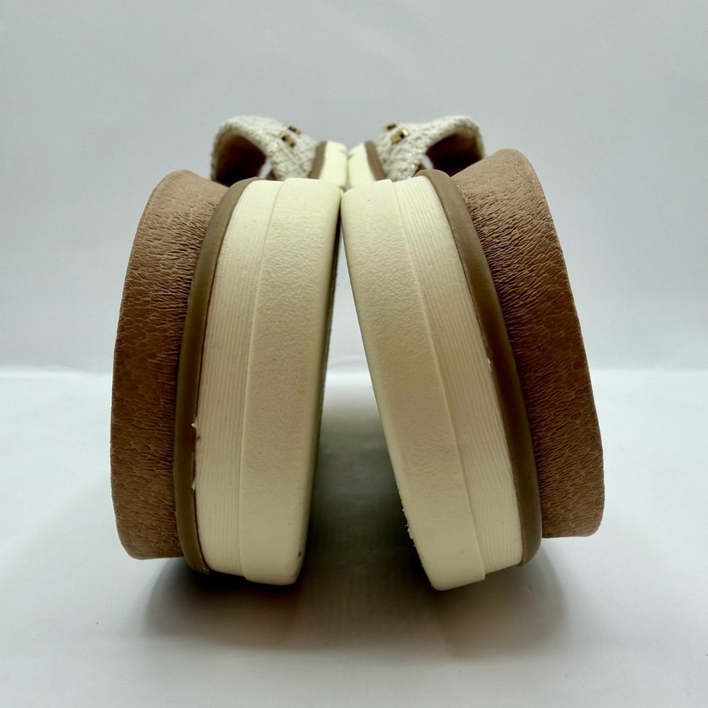 Dr. Scholl's Women's Tan Buckle Slide Sandals - Picture 8 of 16